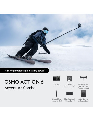 CAMERA OSMO ACTION 6 ADVENTURE/COMBO CP.OS.00000506 DJI