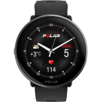 Polar Ignite 3 Titano fitneso išmanusis laikrodis, S-L, Juodas