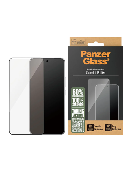 PanzerGlass Screen protector | Xiaomi | 15 Ultra | Glass | Transparent | Ultra-Wide Fit