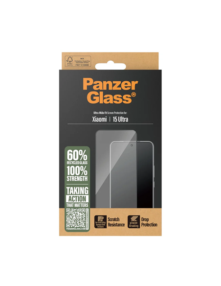 PanzerGlass Screen protector | Xiaomi | 15 Ultra | Glass | Transparent | Ultra-Wide Fit