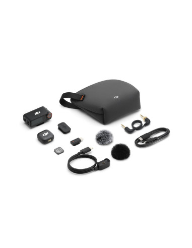 Bevielių mikrofonu sistema DJI MIC 3 1TX+1RX / CP.RN.00000479