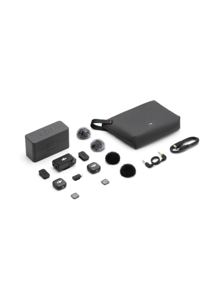 Belaidė mikrofonų sistema DJI MIC 3 2TX+1RX+CASE / CP.RN.00000480