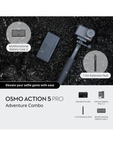 Veiksmo kamera DJI Osmo Action 5 Pro Adventure Combo