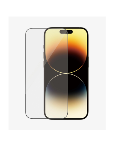 PanzerGlass | Screen protector | Apple | iPhone 14 Pro | Glass | Clear | Ultra-Wide Fit Easy installation Privacy Filter Finger