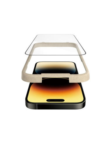 PanzerGlass | Screen protector | Apple | iPhone 14 Pro | Glass | Clear | Ultra-Wide Fit Easy installation Privacy Filter Finger