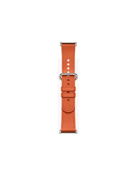 Xiaomi | Leather Quick Release Strap | Coral orange | Stainless steel/Calf leather | Fits wrists 135-205 mm