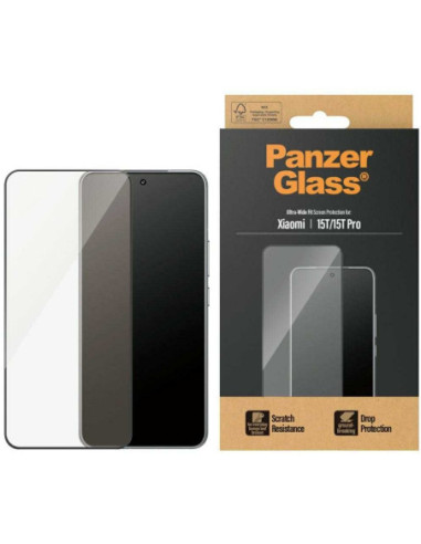 PanzerGlass Screen protector | Xiaomi | 15T/15T Pro | Transparent | Ultra-Wide Fit