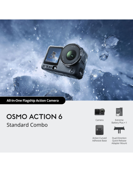 CAMERA OSMO ACTION 6 STANDARD/COMBO CP.OS.00000505 DJI
