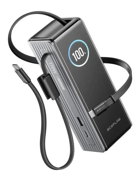 POWER BANK USB 25000MAH RAPID/170W SILVER 5023001030 ECOFLOW