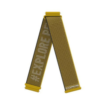 COROS 22mm Nylon Band - Yellow - Short, APEX 2 Pro, APEX Pro, APEX 46mm - Hero.lt