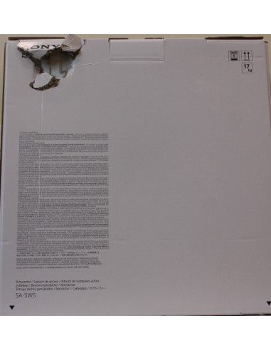 SALE OUT. Sony SA-SW5 Wireless 300W Subwoofer for HT-A9/A7000 | Sony Speaker | Subwoofer for HT-A9/A7000 | DAMAGED PACKAGING | 
