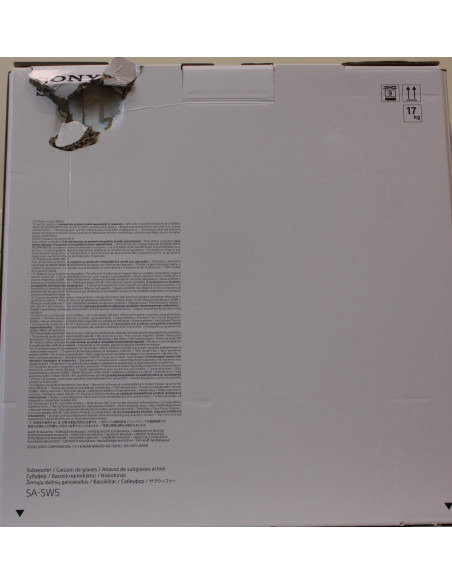 SALE OUT. Sony SA-SW5 Wireless 300W Subwoofer for HT-A9/A7000 | Sony Speaker | Subwoofer for HT-A9/A7000 | DAMAGED PACKAGING | 