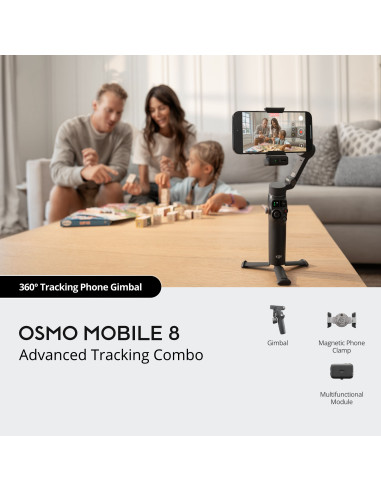 DJI GIMBAL OSMO MOBILE 8 Advanced Tracking Combo / CP.OS.00000492