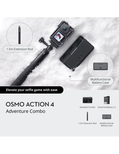 Veiksmo kamera DJI OSMO ACTION 4 ADVENTURE/COMBO CP.OS.00000270 DJI