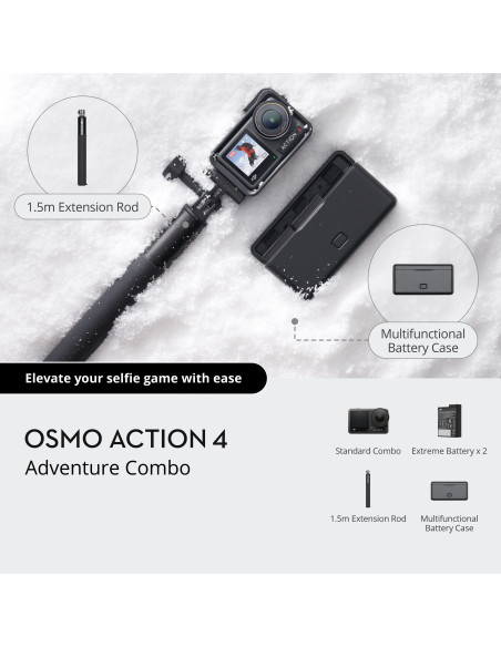CAMERA OSMO ACTION 4 ADVENTURE/COMBO CP.OS.00000270 DJI