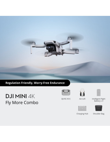 Bepilotis orlaivis DJI Mini 4K Fly More Combo, Consumer, CP.MA.00000797