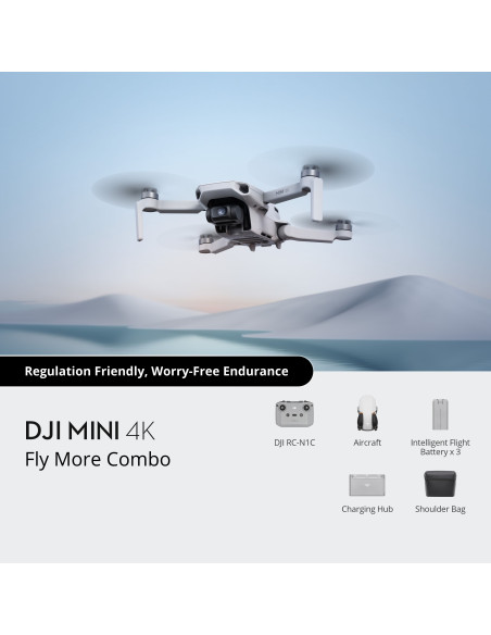 Bepilotis orlaivis DJI Mini 4K Fly More Combo, Consumer, CP.MA.00000797