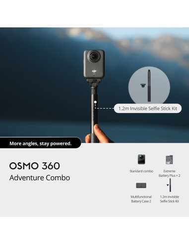 CAMERA OSMO 360 ADVENTURE/COMBO CP.OS.00000442 DJI