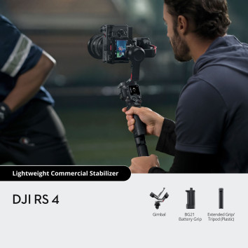 DJI RS 4 – profesionalus gimbal stabilizatorius kameroms