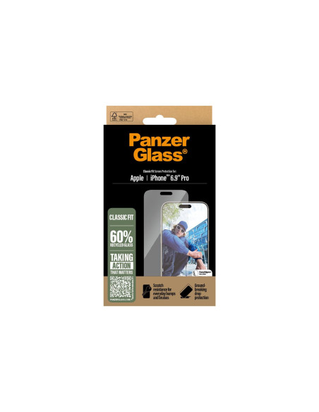 PanzerGlass Screen protector | Apple | iPhone 16 Pro Max | Tempered glass | Transparent