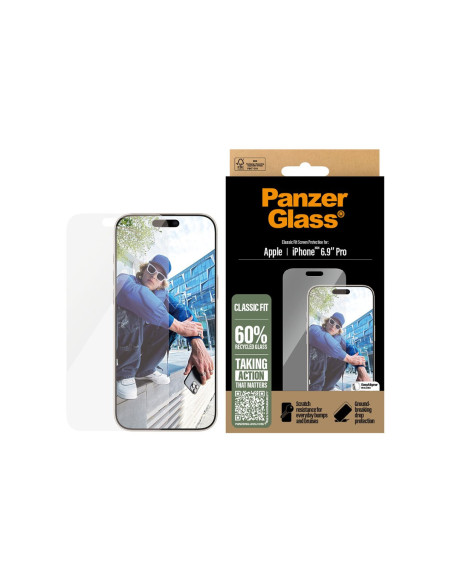PanzerGlass Screen protector | Apple | iPhone 16 Pro Max | Tempered glass | Transparent