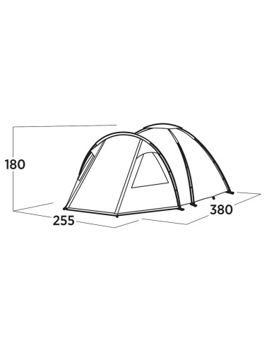 Easy Camp Family tent | Kinn 4 | 4 person(s) | Green