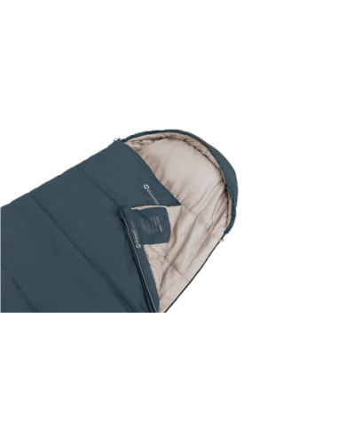 Outwell Campion Lux | Sleeping Bag | 225 x 85 cm | -16 to 5 C | 2 way open - auto lock, L-shape