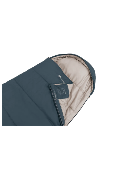 Outwell Campion Lux | Sleeping Bag | 225 x 85 cm | -16 to 5 C | 2 way open - auto lock, L-shape