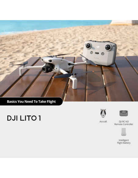 Dronas DJI Lito 1 su kamera 4K (RC-N3 valdiklis)