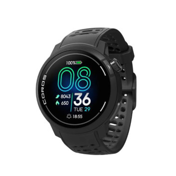 COROS PACE Pro GPS sportinis laikrodis, Juodas