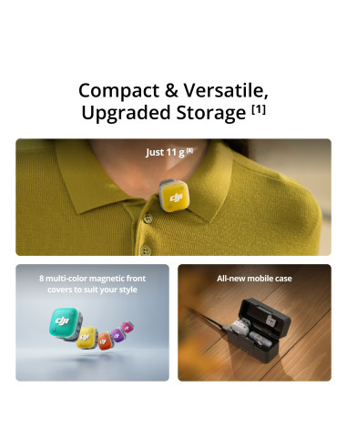 Mikrofonas DJI Mic Mini 2 Transmitter ( belaidis, magnetinis)