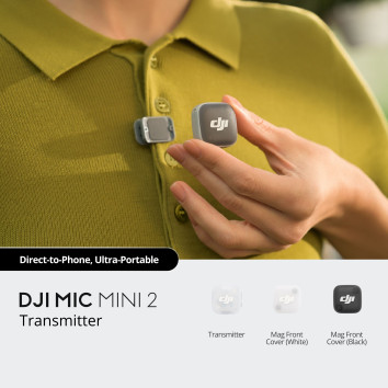 DJI Mic Mini 2 bevielių mikrofonų sistemos