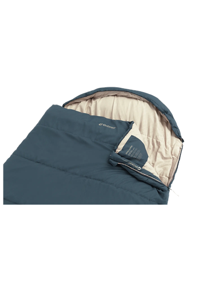 Outwell Campion Lux XL | Sleeping Bag | 225 x 105 cm | -16 to 5 C | 2 way open - auto lock, L-shape