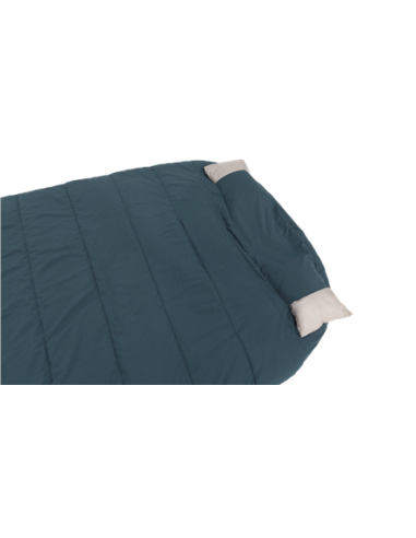 Outwell Campion Lux Double | Sleeping Bag | 225 x 140 cm | 16 to 5 C | 2 way open - auto lock, L-shape