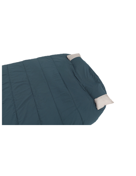 Outwell Campion Lux Double | Sleeping Bag | 225 x 140 cm | 16 to 5 C | 2 way open - auto lock, L-shape