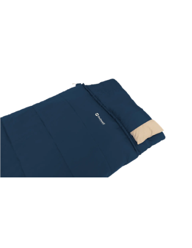 Outwell Contour Lux | Sleeping Bag | 220 x 85 cm | 2-way L-shape open-end with auto lock