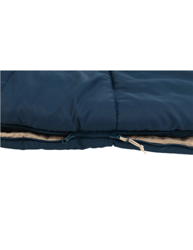Outwell Contour Lux | Sleeping Bag | 220 x 85 cm | 2-way L-shape open-end with auto lock