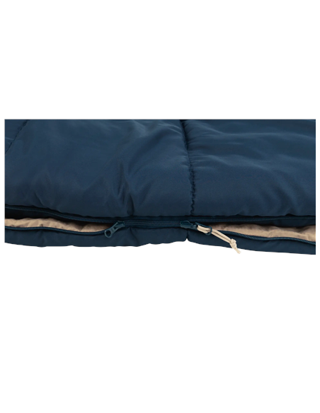 Outwell Contour Lux | Sleeping Bag | 220 x 85 cm | 2-way L-shape open-end with auto lock