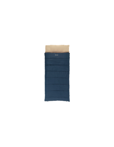 Outwell Contour Lux XL | Sleeping Bag | 220 x 105 cm | 2-way L-shape open-end with auto lock