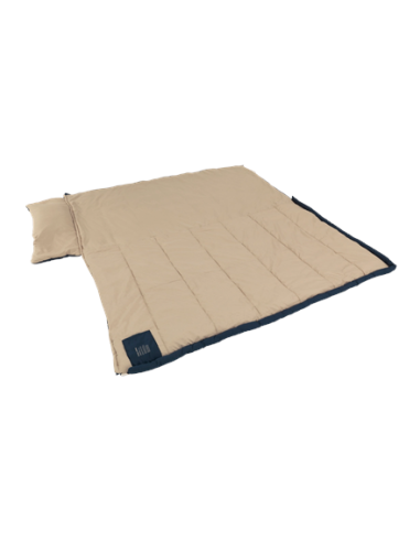 Outwell Contour Lux XL | Sleeping Bag | 220 x 105 cm | 2-way L-shape open-end with auto lock