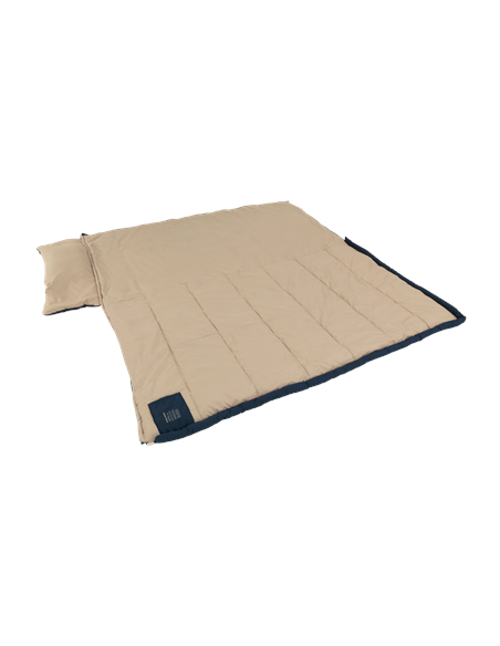 Outwell Contour Lux XL | Sleeping Bag | 220 x 105 cm | 2-way L-shape open-end with auto lock