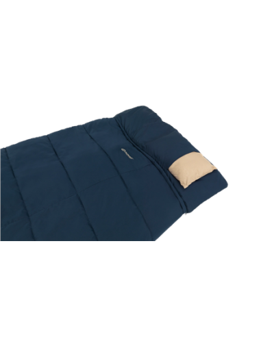 Outwell Contour Lux XL | Sleeping Bag | 220 x 105 cm | 2-way L-shape open-end with auto lock