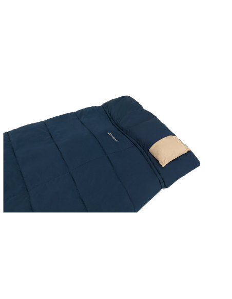 Outwell Contour Lux XL | Sleeping Bag | 220 x 105 cm | 2-way L-shape open-end with auto lock