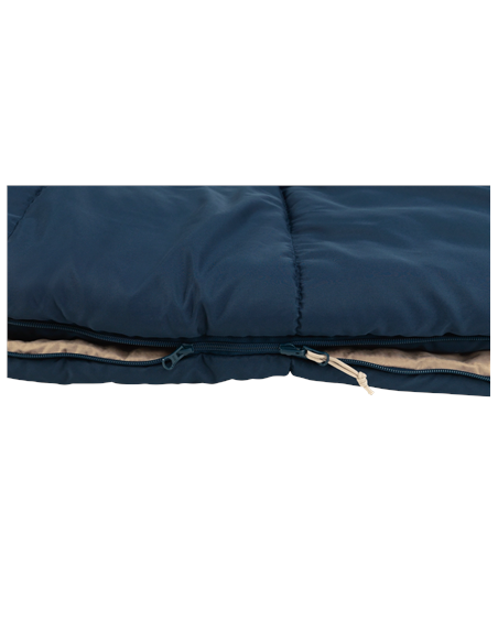 Outwell Contour Lux XL | Sleeping Bag | 220 x 105 cm | 2-way L-shape open-end with auto lock