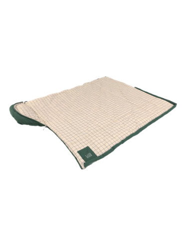 Outwell Camper Prime | Sleeping Bag | 235 x 90 cm | 2-way L-shape open-end with auto lock
