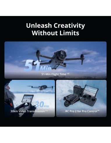 Dronas DJI Mavic 4 Pro Fly More Combo su DJI RC 2 valdymo pultu, CP.MA.00000848