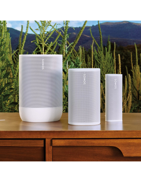 Sonos Play nešiojama Wi-Fi ir Bluetooth kolonėlė, balta