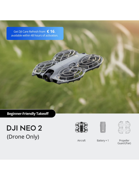 Dronas DJI Neo 2 Drone Only, 4K/60fps, 151 g, 49 GB vidinė atmintis, CP.FP.00000270