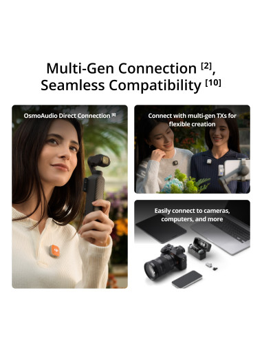 Belaidis mikrofonas DJI Mic Mini 2 (2 TX + 1 RX + Charging Case)