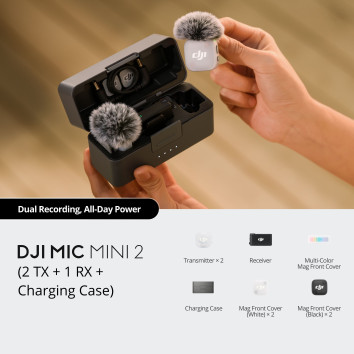 DJI mikrofonų sistemos